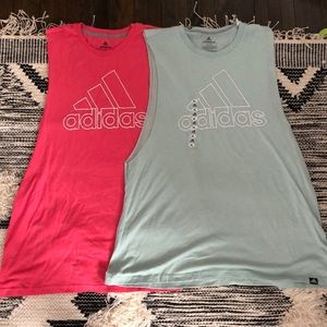 Adidas muscle tanks